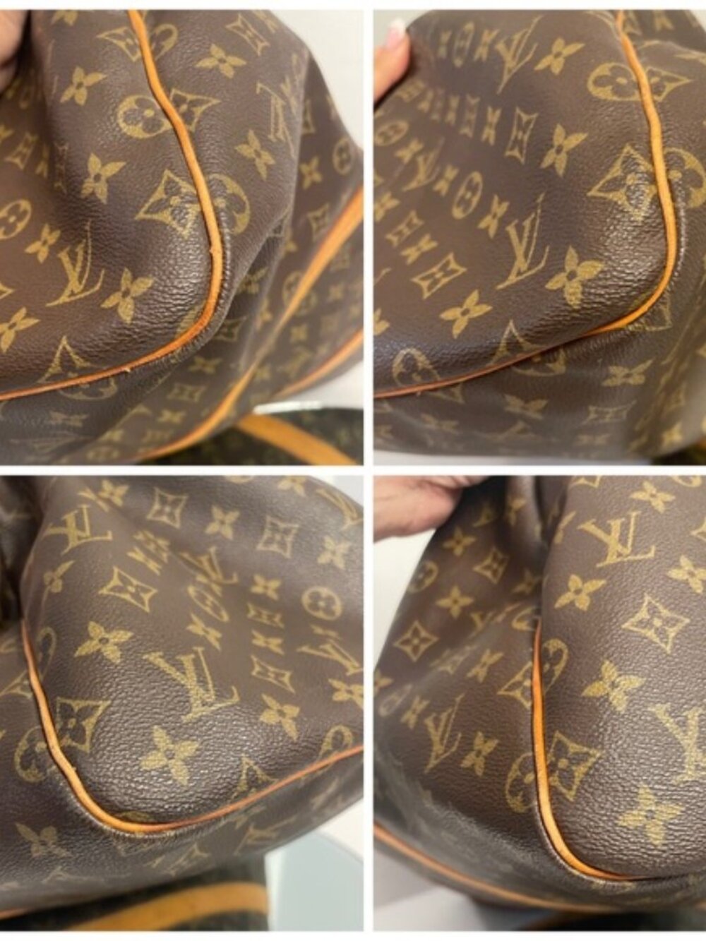 Authentic LOUIS VUITTON MONOGRAM KEEPALL TRAVEL DUFFLE BAG - Picture 8 of 15